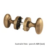 Dverové GULE TWIN PF34 HB (ABR MAT - mosadz patina, bronz matná) - Twin ABR (mosadz patinovaná)