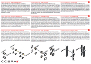 Dverné kovanie COBRA WOLFSBURG (K - kované)