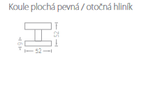 Guľa ku kovaniu ACT trojhran závit (F9)