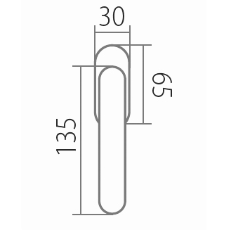 Okenné kovanie TWIN BLOCK H 1807 RO (E)