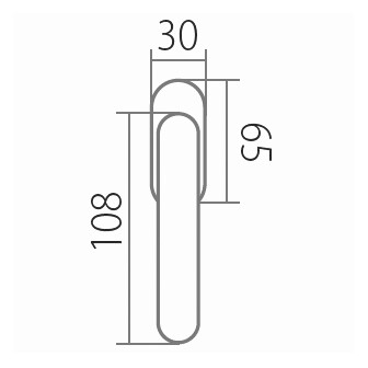 Okenné kovanie TWIN APOLLO P110 RO (CP)