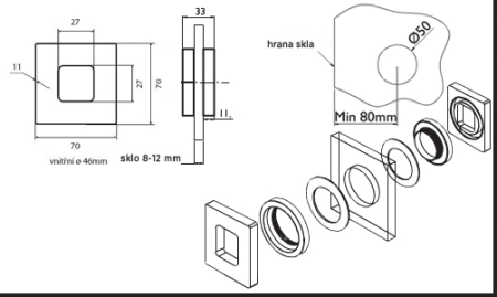 TWIN MUŠĽA NA SKLO HR H 6401 (F9)